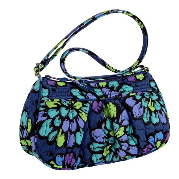 Vera Bradley Handbags - Vera Bradley (Retired) Indigo Pop Crossbody Bag